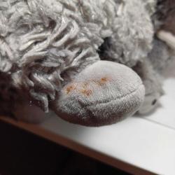 NANCO Büyük Boy Fil Peluş 30 cm Camgözlü