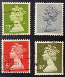 LOT.20 » -20- İngiltere - Kraliçe Elizabeth Pul Serisi