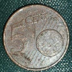 ALMANYA  2002 D    5  EURO CENT