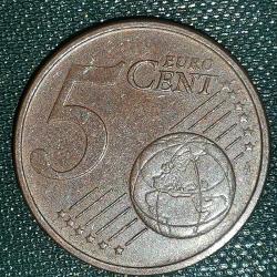 ALMANYA  2012 J    5  EURO CENT