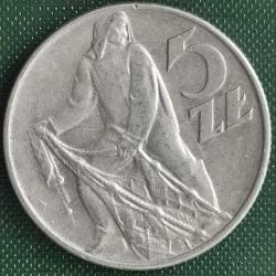 POLONYA  1974  5 ZLOTY