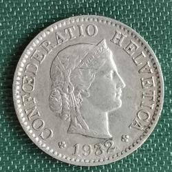 İSVİÇRE  1932   5   RAPPEN