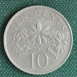 SİNGAPUR  1988  10  CENT
