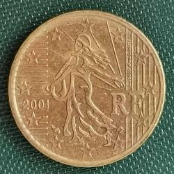 FRANSA  2001  10 EURO CENT