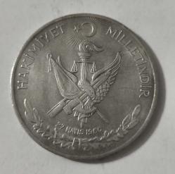 LOT.16 » İhtilal Gümüş On Lira  1960