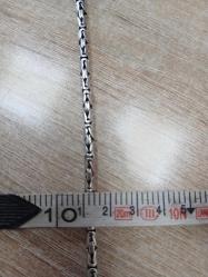 GÜMÜŞ KRAL KOLYE, OVAL KESİM, MÜKEMMEL BİR İŞÇİLİK.