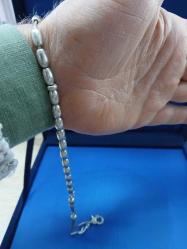 GÜMÜŞ TESBİH, 925 AYAR, BÜYÜK BİLEK BOY