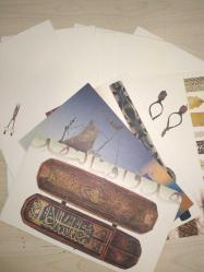 Kartpostal Serisi 1: Mürekkep Zamanlar; 5 Kartpostal + 5 Zarf (Yazı Araçları Sergisi, Mehmet Akgül Koleksiyonu'ndan)