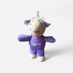 vintage orijinal mini askılı peluş milka ineği & 15 cm