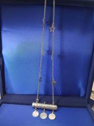 GÜMÜŞ HAMAYIL, EKSİKSİZ, TILSIM VEYAHUT AYET YAZILIP BOYUNA ASILAN