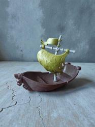 vintage orijinal disney korsan gemisi figür oyuncak & 19x15 cm