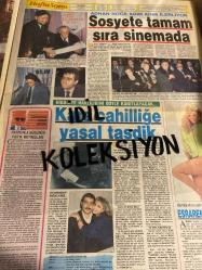 HAFTA SONU DERGİ - GAZETESİ DOĞUM GÜNÜ HEDİYESİ (TURKİSH -MAGAZINE - NEWSPAPER) - TAM TAKIM 8 SAYFADIR -  28 ARALIK 1990 - Sayı: 52 -Sibel Can-Hakan Ural-Ahu Tuğba-Parizien-Mahmut Erdilek-Türkan Şoray-Coşkun Sabah-Emel Sayın-Nükhet Duru-Şener Şen-Metin Tekin-Irmak Kıraç-İbrahim Tatlıses-Küçük Ceylon Melodi adında kız doğurdu-Naim Akan-Aysun Erman-Bahri Selin-Sermet Erkin-Tarık Akan-Ajda Pekkan-Ali Bars-Yücel Çakmaklı-Yonca Yücel-Avni Kütükoğlu-Zeynep ve Asım Ekren-Yağız ile Halil Uğur-Yaşar Özel-Aytaç Özel-Zafer Altıntaş-Sibel Egemen-Turgut Özal-Sadri Alışık-Can Apa-Serpil Çakmaklı-Adnan Oktar-Hulusi Kentmen-Cüneyt Arkın-Uğur Yücel-Kibariye-Arif Keskiner-Bedia Muvahhit-Tanju Gürsu-Vasfi Rıza Zobu-Hulusi Kentmen-Atilla Dorsay-Fevzi Kızıltaşoğlu-Muazzez Abacı-Atilla Kaya-Burçin Orhon-Santral pazarlama