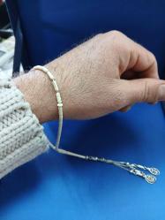 FİL DİŞİ, GÜMÜŞ PÜSKÜLLÜ TESBİH.