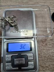 FİL DİŞİ, GÜMÜŞ PÜSKÜLLÜ TESBİH.