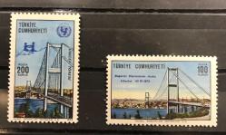 1973 BOĞAZİÇİ KÖPRÜSÜNÜN AÇILIŞI SERİSİ DAMGASIZ MNH p466c