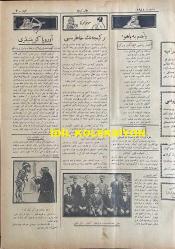 Osmanlıca Karagöz Mizah Dergisi-Gazetesi, Orijinal Dönem Basım, (Ottoman Magazine-Newspaper-Journal Illustré Cara-Gueuz) - 6 Kasım 1926 - Sayı: 1945 - Karikatür: Üç Vergi İçin Üç Güzel Laf 
