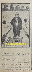 Osmanlıca Karagöz Mizah Dergisi-Gazetesi, Orijinal Dönem Basım, (Ottoman Magazine-Newspaper-Journal Illustré Cara-Gueuz) - 6 Kasım 1926 - Sayı: 1945 - Karikatür: Üç Vergi İçin Üç Güzel Laf 