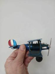 VİNTAGE AVRUPA ESKİTME METAL UÇAK