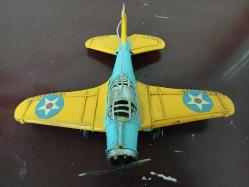 VİNTAGE AVRUPA ESKİTME METAL UÇAK