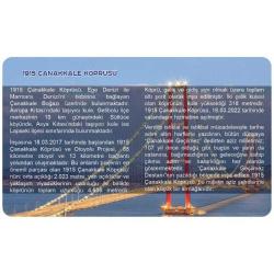 1915 ÇANAKKALE KÖPRÜSÜ BRONZ ÇİL SERTİFİKALI