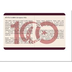 BÜYÜK TAARRUZ’UN YÜZÜNCÜ YILI BRONZ ÇİL SERTİFİKALI