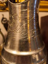 Bakır Sürahi Kalem İşçlikli