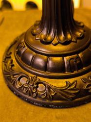 Tiffany Vitray Çift Abajur