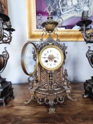 Efsane Ödüllü Fransız Şömine Saati Takımı