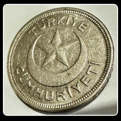 1943 - 5 KURUŞ (TCM-43) KM#862