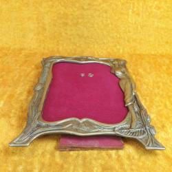 VINTAGE AVRUPA ART NOUVEAU MASA ÜSTÜ PİRİNÇ ÇERÇEVE