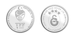 GALATASARAY ŞAMPİYONLUK HATIRA PARASI GÜMÜŞ ÇİL SERTİFİKALI