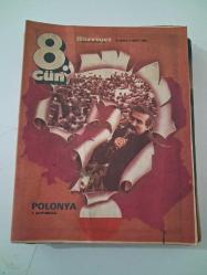Hürriyet 8. GÜN DERGİ 14 Aralık 1980 ( POLONYA / SEZAİ TÜRKEŞ-FEYZİ AKKAYA / GRETA GARBO / PKTAY RIFAT / STUTTGART ''İLYAS 3 GOL'' / BEATLES