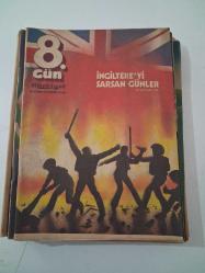 Hürriyet 8. GÜN DERGİ 19 Temmuz 1981 ( İNGİLTERE'Yİ SARSAN GÜNLER / AĞCA / ÇELİK GÜLERSOY )
