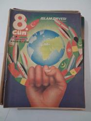 Hürriyet 8. GÜN DERGİ 25 Ocak 1981 ( Bee Geess / Dostoyevski / Kenan Yontunç / Osman Şıklar )