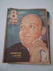 Hürriyet 8. GÜN DERGİ 16 Kasım 1980 ( DENKTAŞ / STEVE MC QUEEN ölümü / EN GÜZELLERİMİZ )