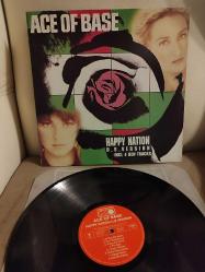 ACE OF BASE - Happy Nation ( U.S. Version ) - Nadir 1994 Güney Kore Basım Albüm LP Plak ( All That She Wants  bu plakta )