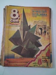 Hürriyet 8. GÜN DERGİ 27 Nisan 1980 ( SABANCILAR / SERİL YATAKLI KANEPELERİ arka kapak reklam )