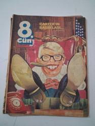 Hürriyet 8. GÜN DERGİ 10 Ağustos 1980  ( CARTER'IN BAŞ BELASI )
