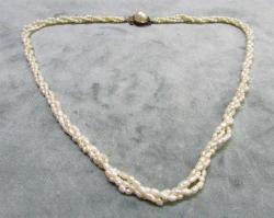 EsKi İRİ KUM İNCİLİ GERDANLIK........3 DİZİLİ