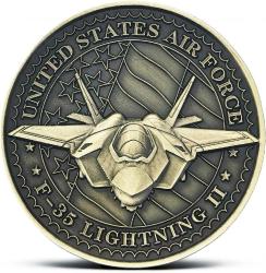 ABD Hava Kuvvetleri F-35 Lightning II Hatıra Para
