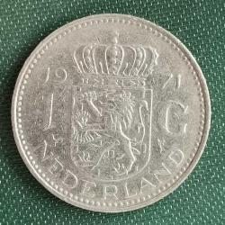 HOLLANDA  1971   1  GULDEN
