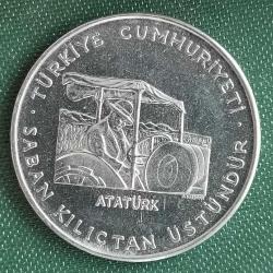 TÜRKİYE  1970   2,5  LİRA   SABAN KILIÇTAN ÜSTÜNDÜR.