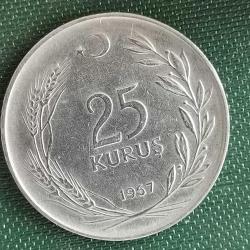 TÜRKİYE  1967     25  KURUŞ