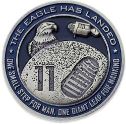 Apollo 11 NASA Özel Kabartmalı Limited Seri Hatıra Para