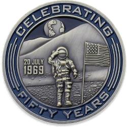 Apollo 11 NASA Özel Kabartmalı Limited Seri Hatıra Para