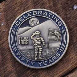 Apollo 11 NASA Özel Kabartmalı Limited Seri Hatıra Para