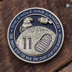 Apollo 11 NASA Özel Kabartmalı Limited Seri Hatıra Para