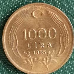 TÜRKİYE  1995   1000  LİRA