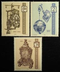 AVUSTURYA 1970 ANTİKA SAATLER - 1 DAMGASIZ GOMSUZ TAM SERİ