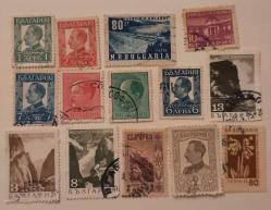 BULGARİSTAN 1920 - 1970 yılları arası   Klasik Damgalı  Pullar  14 Adet Fırsat Lotu- indirimli
